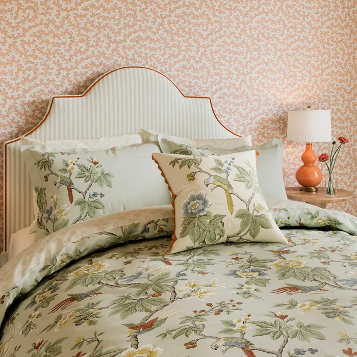 sanderson x national trust lophura head of bed 4